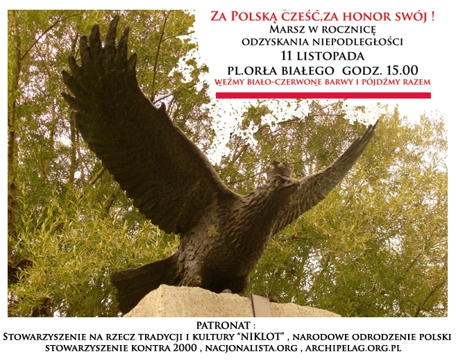 Plakat - marsz 11.11.2010