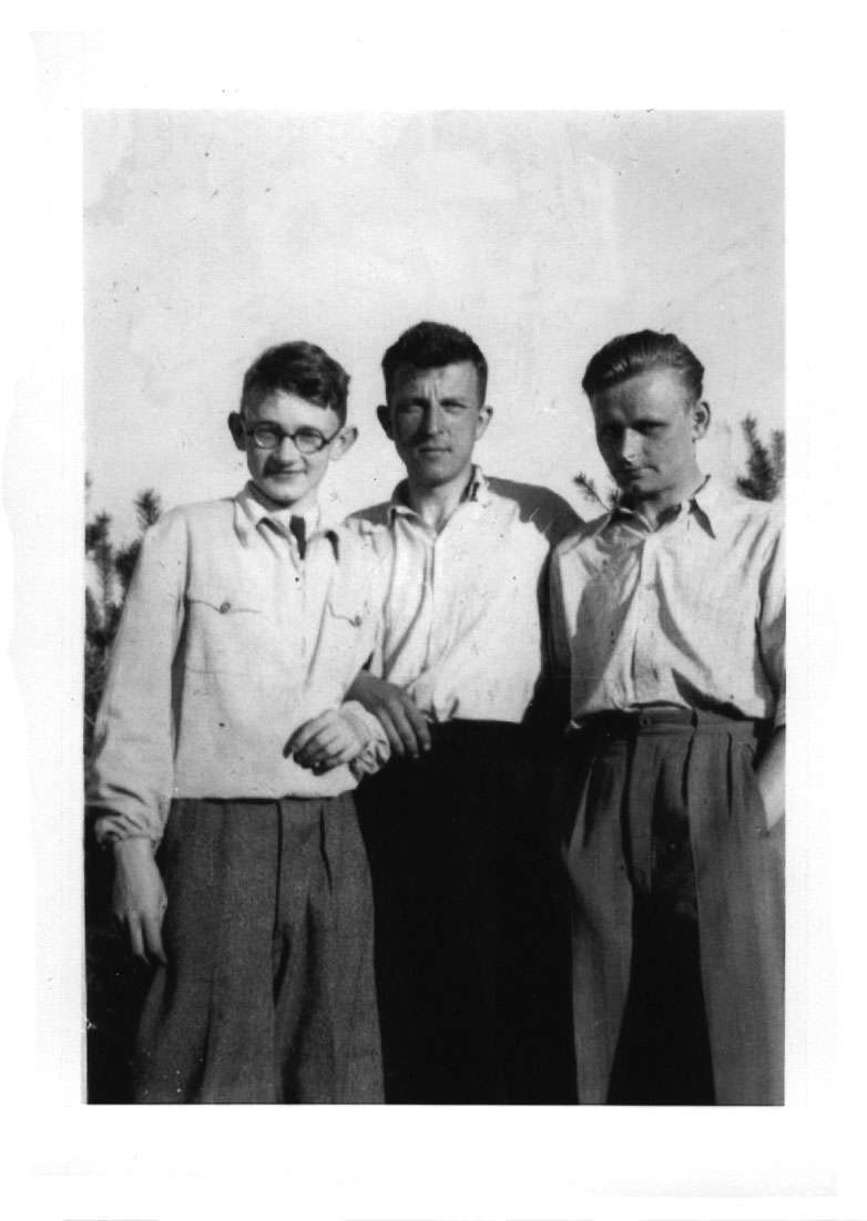 Lucjan Kieszczyński, Stanisław Szczepaniak i Bogusław Stępiński, okolice Łodzi 1939–1940