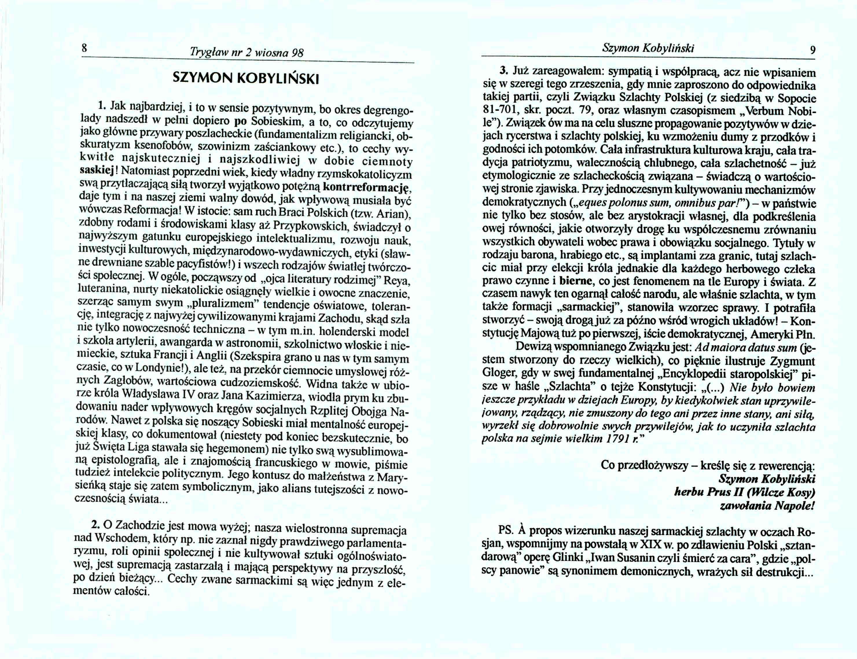 Trygław nr 02, s. 8–9